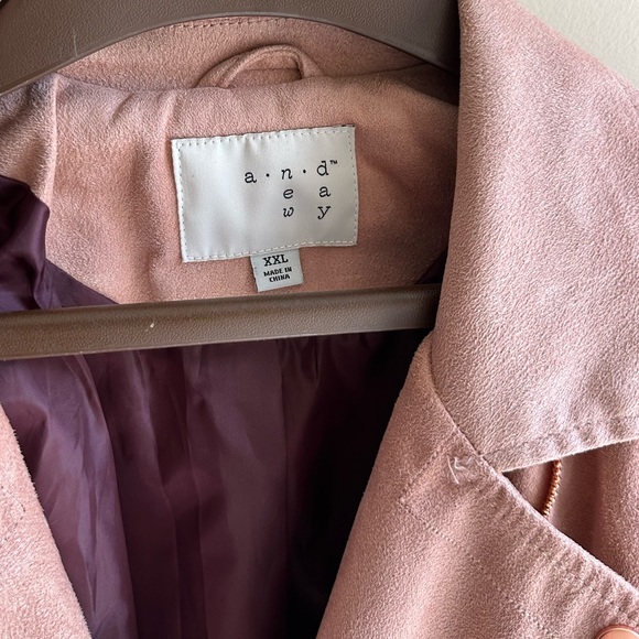 A New Day Blush Faux Leather Jacket for Women - Picture 8 of 9